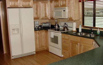 Houseboat kitchen